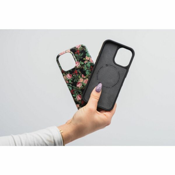 FORCELL F-PROTECT Mirage, Military Drop-Tested case compatible with MagSafe for IPHONE 15 PRO MAX rose drama