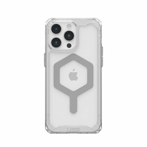 UAG Urban Armor Gear case PLYO compatible with Magsafe for IPHONE 15 Pro Max ice silver