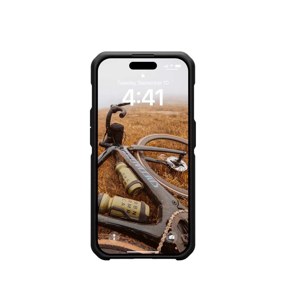 UAG Urban Armor Gear case METROPOLIS LT compatible with MagSafe for IPHONE 15 Pro kevlar olive