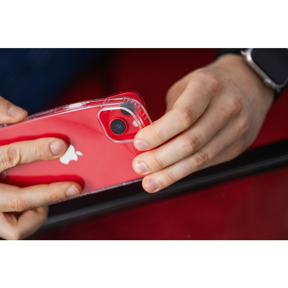 FORCELL F-PROTECT Long Lasting thin case for IPHONE 15 Pro transparent