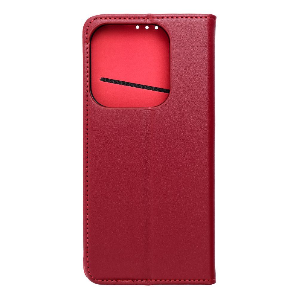 SMART PRO Book leather case for XIAOMI Redmi Note 14 5G claret