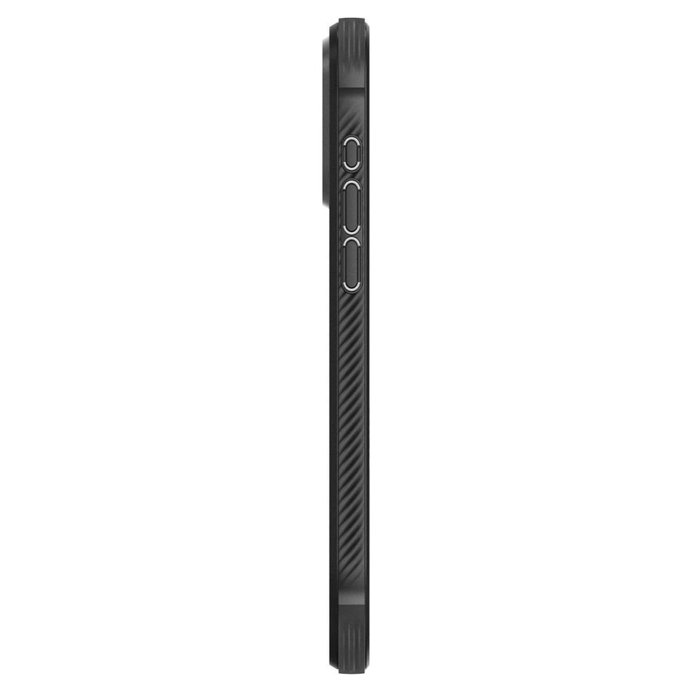 SPIGEN case RUGGED ARMOR MAG compatible with MagSafe for IPHONE 15 Pro matte black