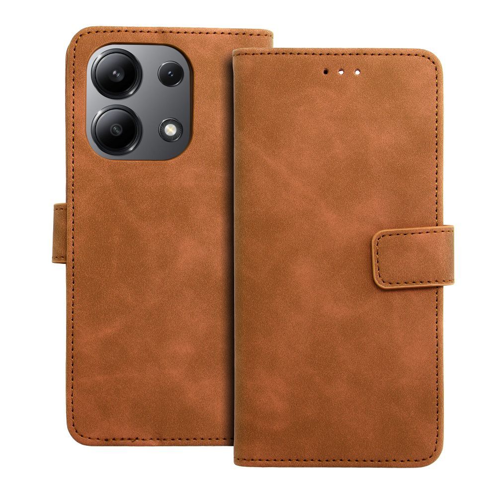 d3c5b275040bf68794255f683f7ab6ec TENDER Book Case for XIAOMI Redmi Note 13 4G brown