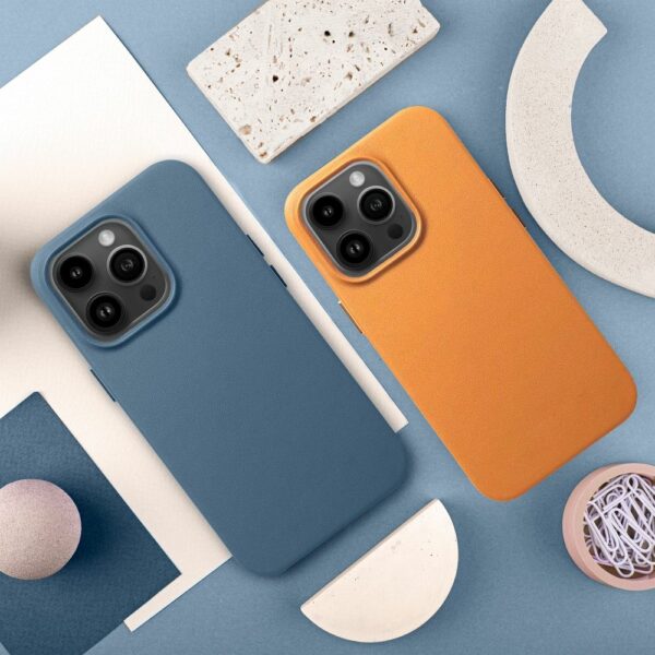 LEATHER MAG COVER case for IPHONE 12 Pro Max indigo blue