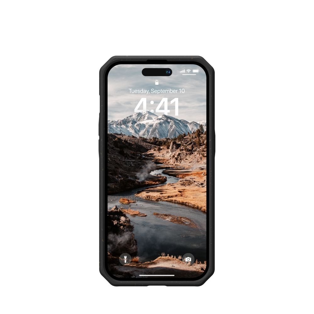 UAG Urban Armor Gear case BIODEGRADABLE OUTBACK for IPHONE 14 Pro black