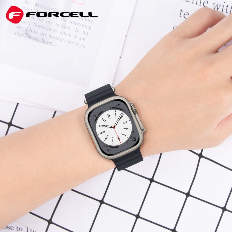 FORCELL F-DESIGN FA12 strap for APPLE Watch 42 / 44 / 45 / 49 mm blue