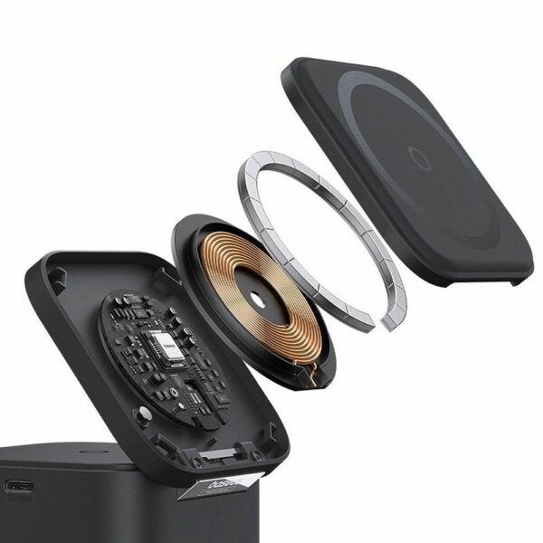 BASEUS wireless charger 2in1 compatible with MagSafe 3A 20W BS-W531 black