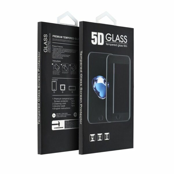 5D Full Glue Tempered Glass - for iPhone 6G/6S black