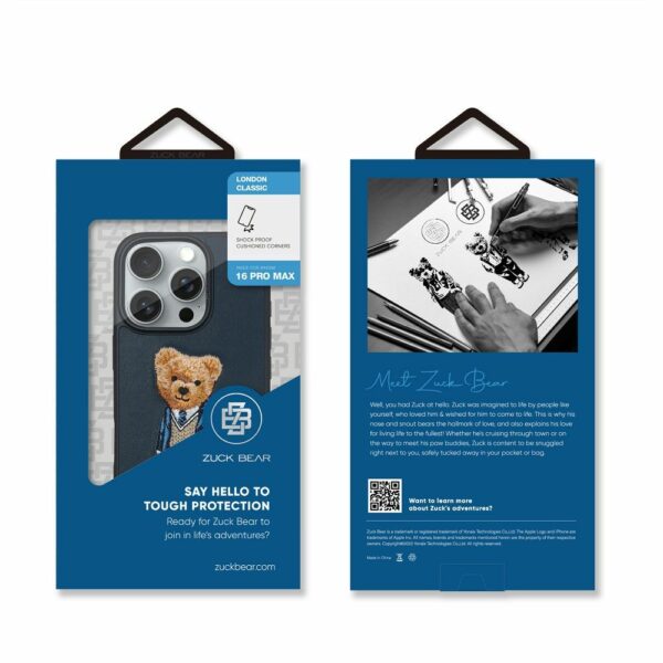 ZUCK BEAR case LONDON CLASSIC for IPHONE 16 Pro westminster ace