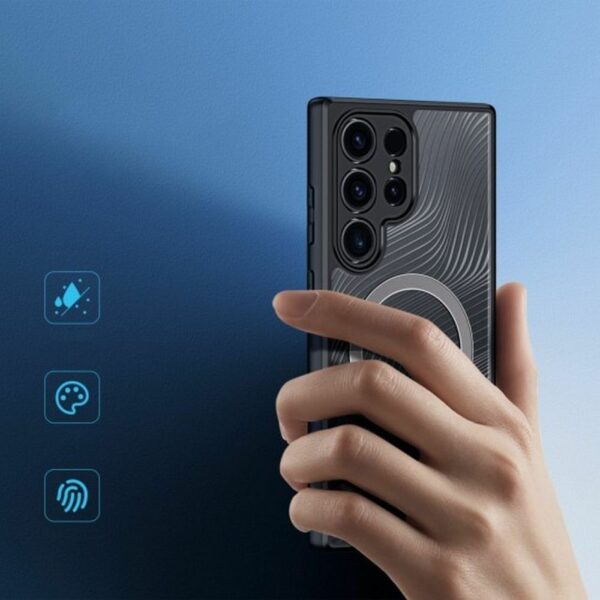 DUX DUCIS case AIMO MAG compatible with MagSafe for SAMSUNG S24 Ultra black