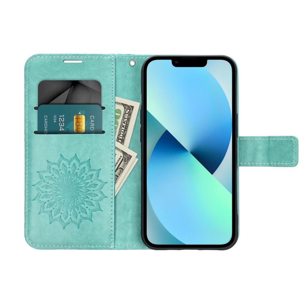 MEZZO Book case for SAMSUNG A13 5G / A04S mandala green