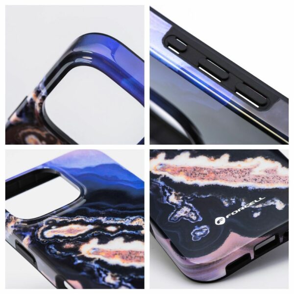 FORCELL F-PROTECT Mirage, Military Drop-Tested case compatible with MagSafe for IPHONE 16 gold island