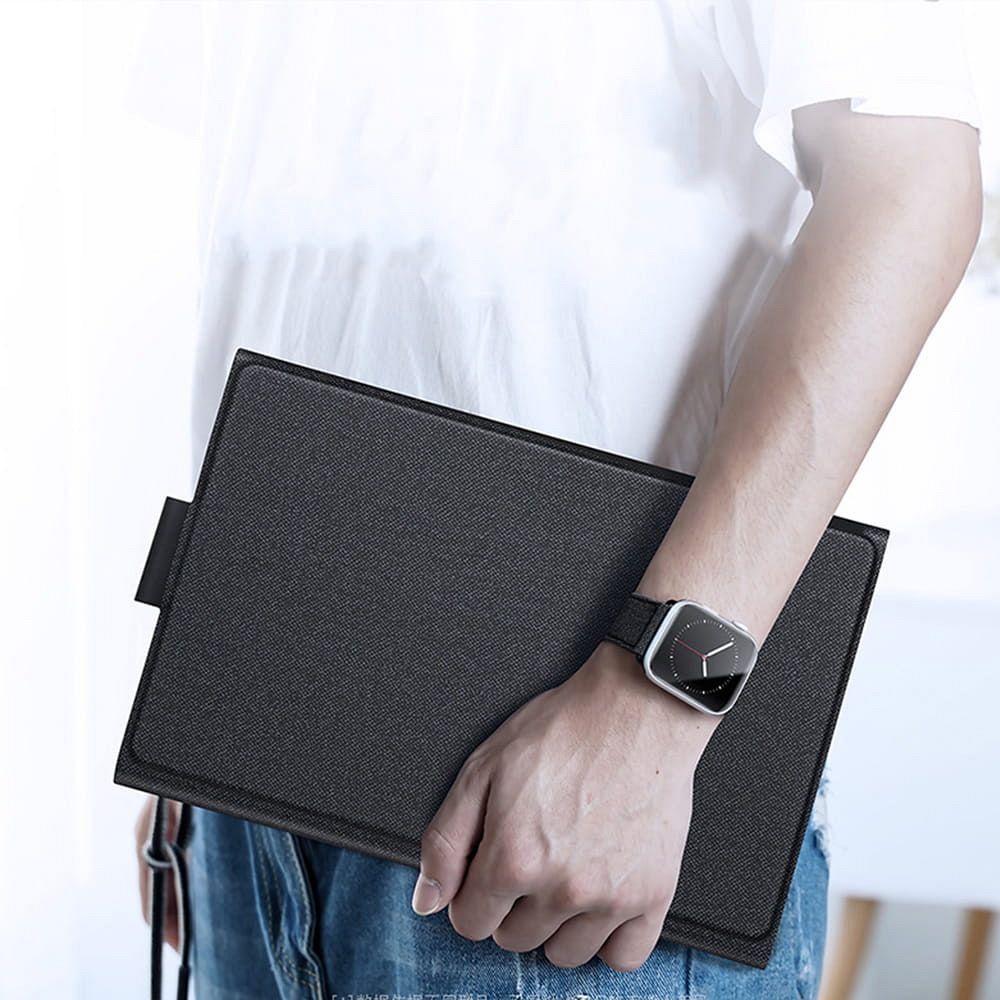 DUX DUCIS case DK foldable with Wireless Keyboard with backlight for SAMSUNG Tab S10 Ultra/S9 Ultra/S8 Ultra black