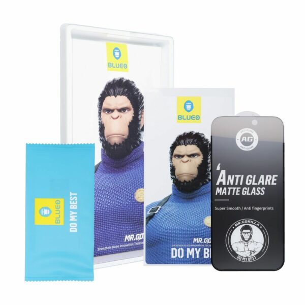 5D Mr. Monkey Glass - Apple iPhone 14 Pro black (Strong Matte)