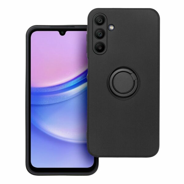 SILICONE RING case for SAMSUNG A15 5G / A15 4G black