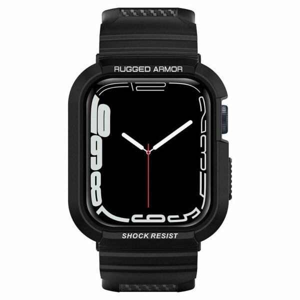 SPIGEN case RUGGED ARMOR ”PRO” for APPLE Watch 4 / 5 / 6 / 7 / 8 / 9 / SE (40 / 41 mm) black
