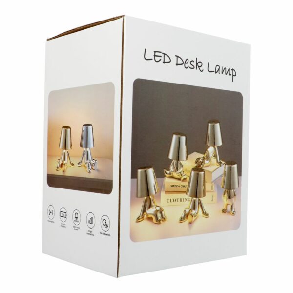 Table lamp bedside GOLD MAN Art Deco standing (version 3) MLTL