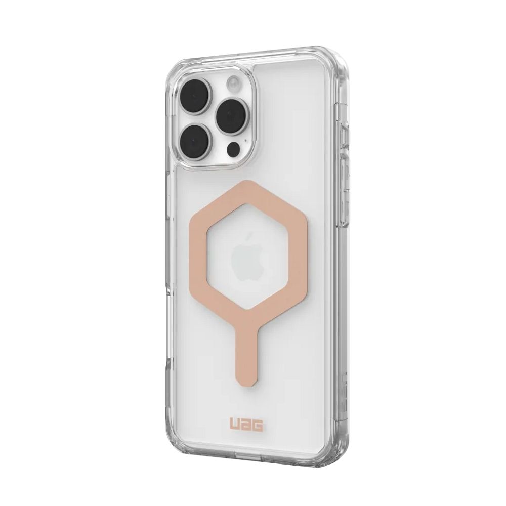 UAG Urban Armor Gear case PLYO compatible with MagSafe for IPHONE 16 Pro Max ice / rose gold