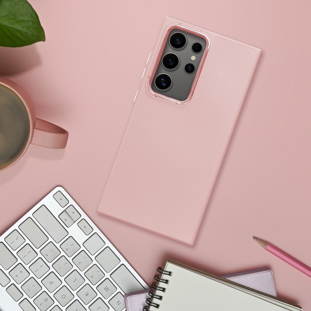 FRAME Case for XIAOMI Redmi Note 14 4G (GLOBAL - 164,84mm x 78,15mm x 8,16mm) powder pink