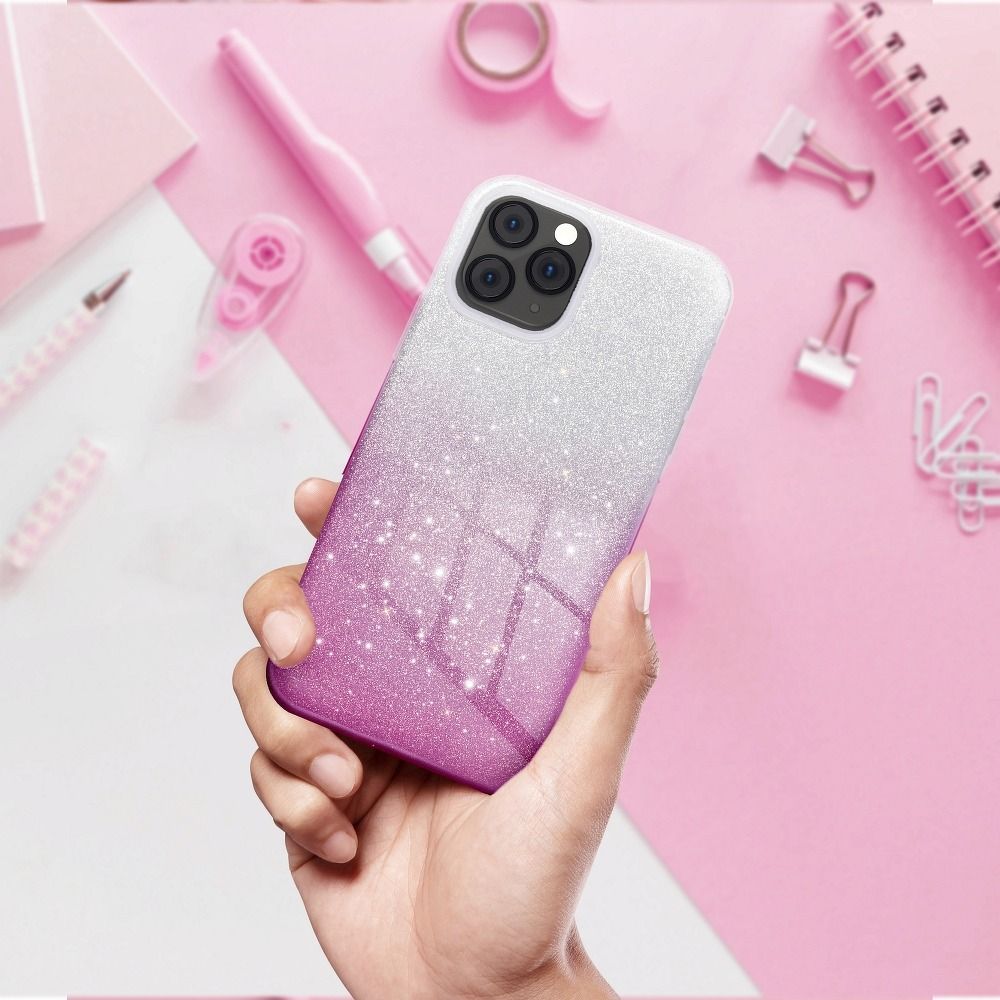 SHINING Case for HUAWEI P30 Lite transparent pink