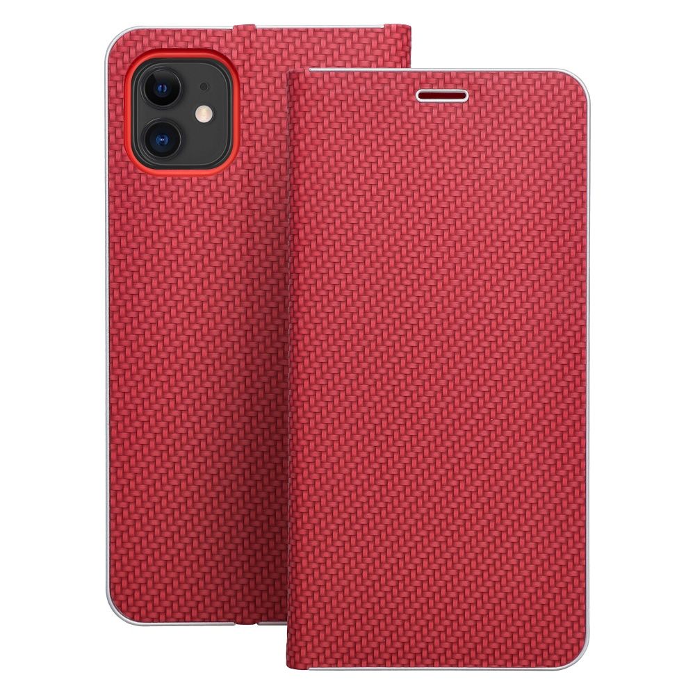 d792e2537258de2d52d5c2bcc46dbabe LUNA Book Carbon for IPHONE 11 red