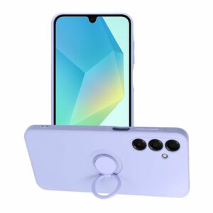 SILICONE RING case for SAMSUNG A16 5G / A16 4G violet