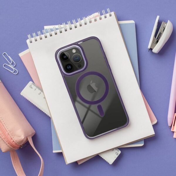 COLOR EDGE MAG COVER case compatible with MagSafe for IPHONE 13 Pro navy blue