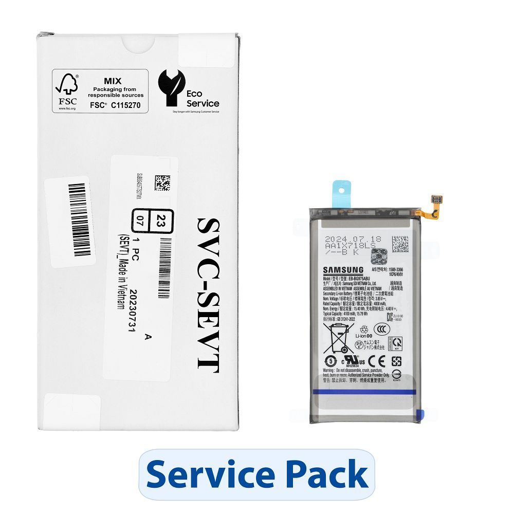 ServicePack Battery EB-BG975ABU for SAMSUNG S10 PLUS G975 GH82-18827A