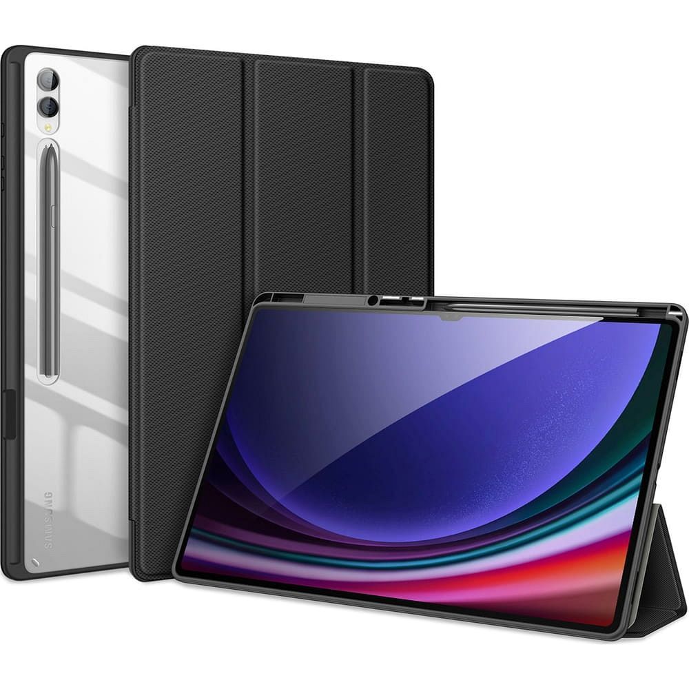 DUX DUCIS case TOBY with pencil storage for SAMSUNG Tab S10 Ultra/S9 Ultra/S8 Ultra black