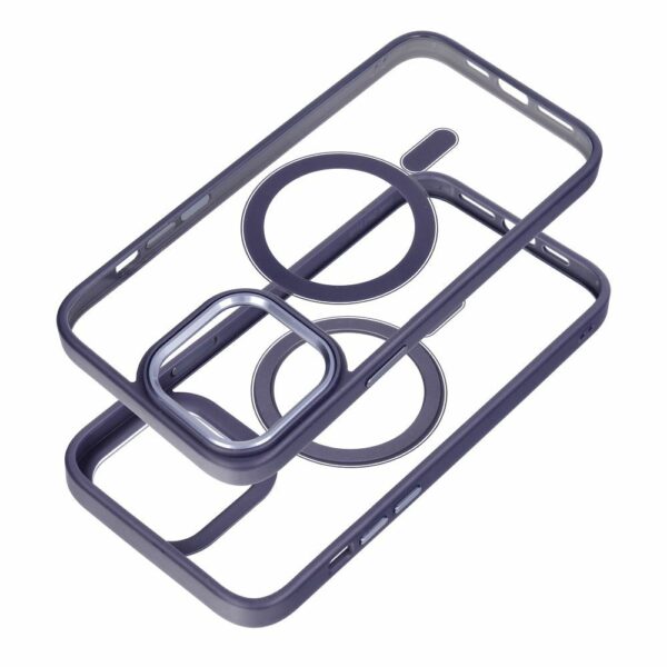 COLOR EDGE MAG COVER case compatible with MagSafe for IPHONE 16 Pro Max deep purple