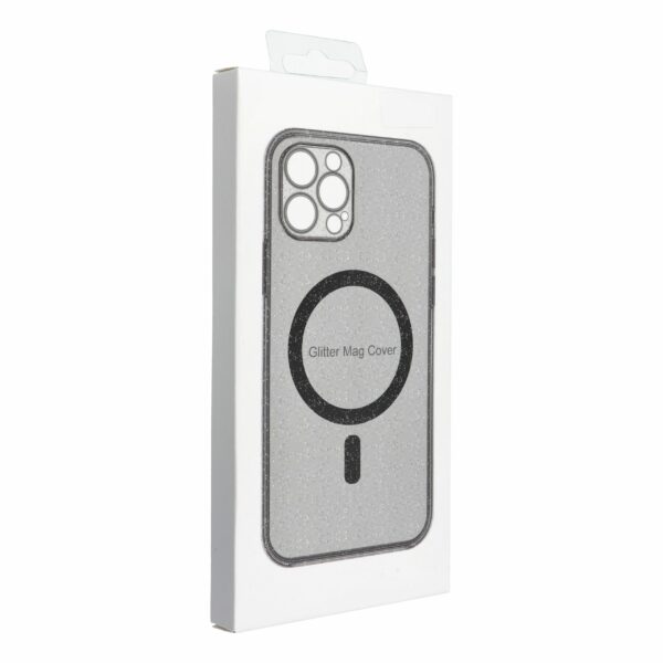 CLEAR MAG COVER case compatible with MagSafe for SAMSUNG S25 Plus black
