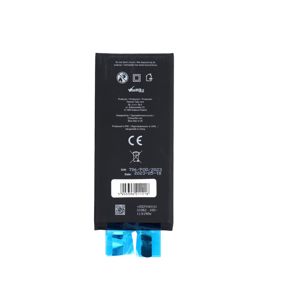BLUE STAR HQ battery without BMS for IPHONE 11 3110 mAh