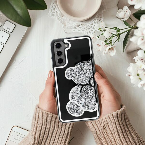 TEDDY BEAR Case for SAMSUNG A26 5G silver