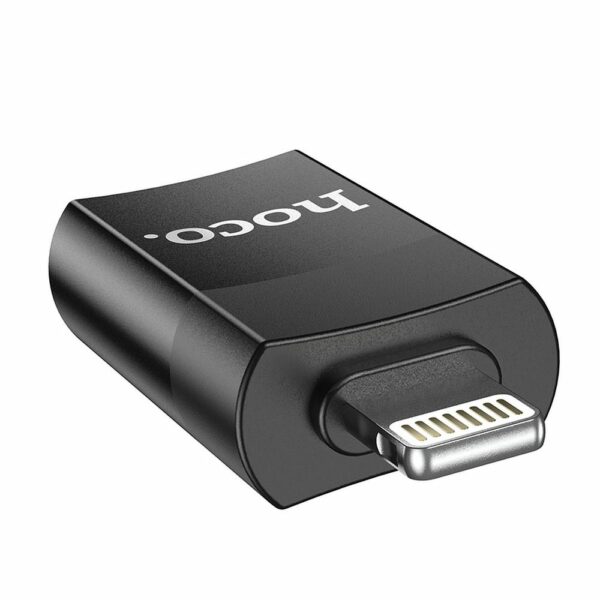 HOCO adaptor OTG from USB A (female) to Lightning 8-pin UA17 black