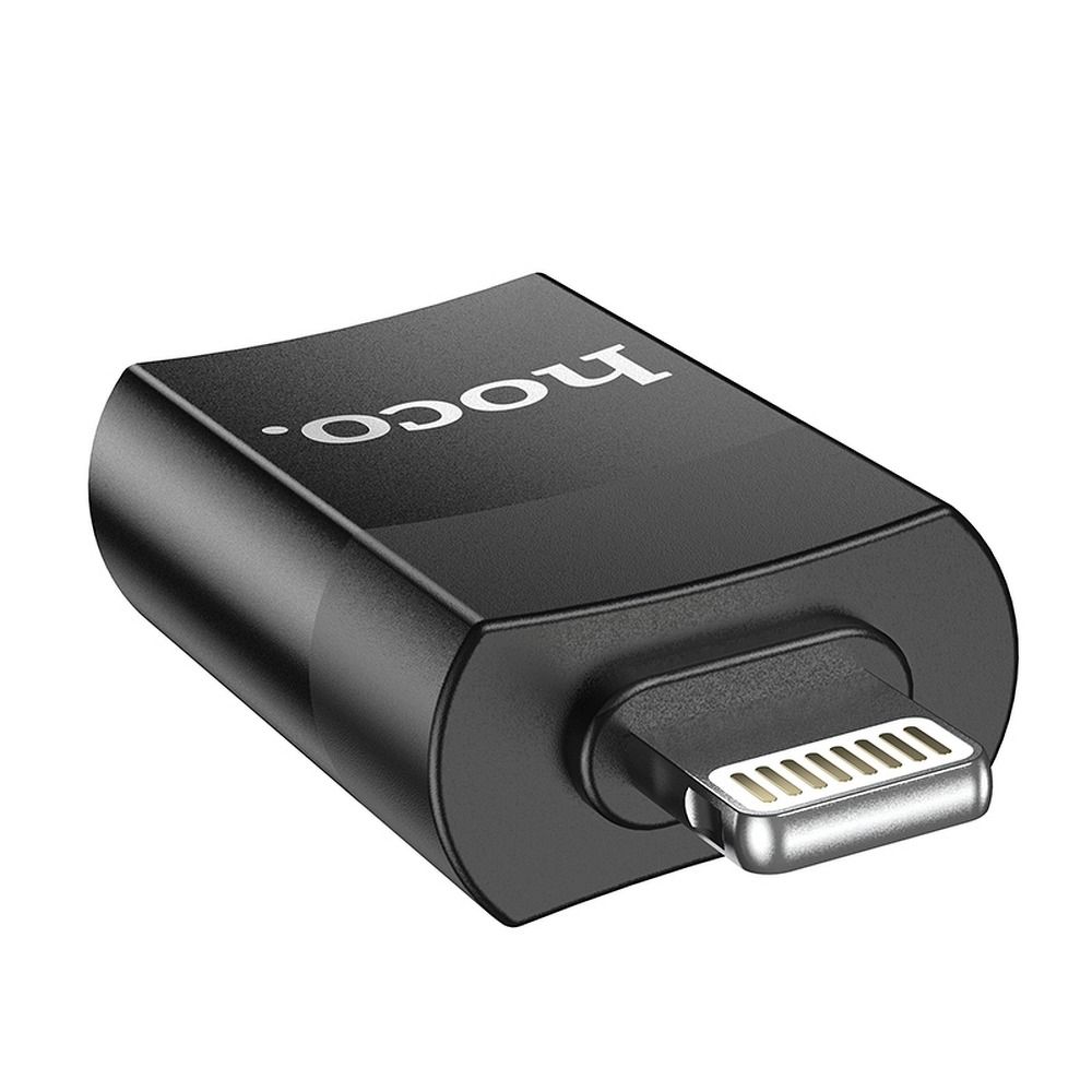 HOCO adaptor OTG from USB A (female) to Lightning 8-pin UA17 black