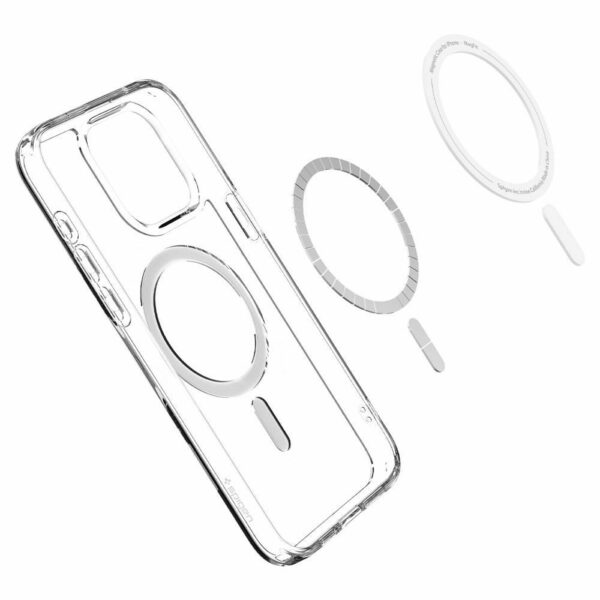 SPIGEN case ULTRA HYBRID MAG compatible with MagSafe for IPHONE 15 Pro Max graphite