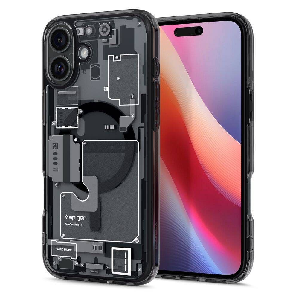 SPIGEN case ULTRA HYBRID MAG compatible with MagSafe for IPHONE 16 zero one