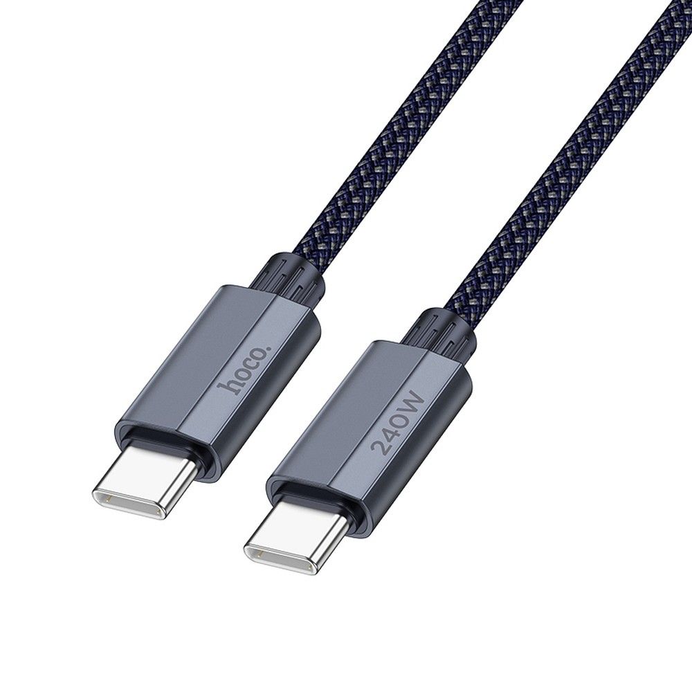 HOCO cable Type C to Type C PD QC3.0 5A 240W U134 1,8 m dark blue