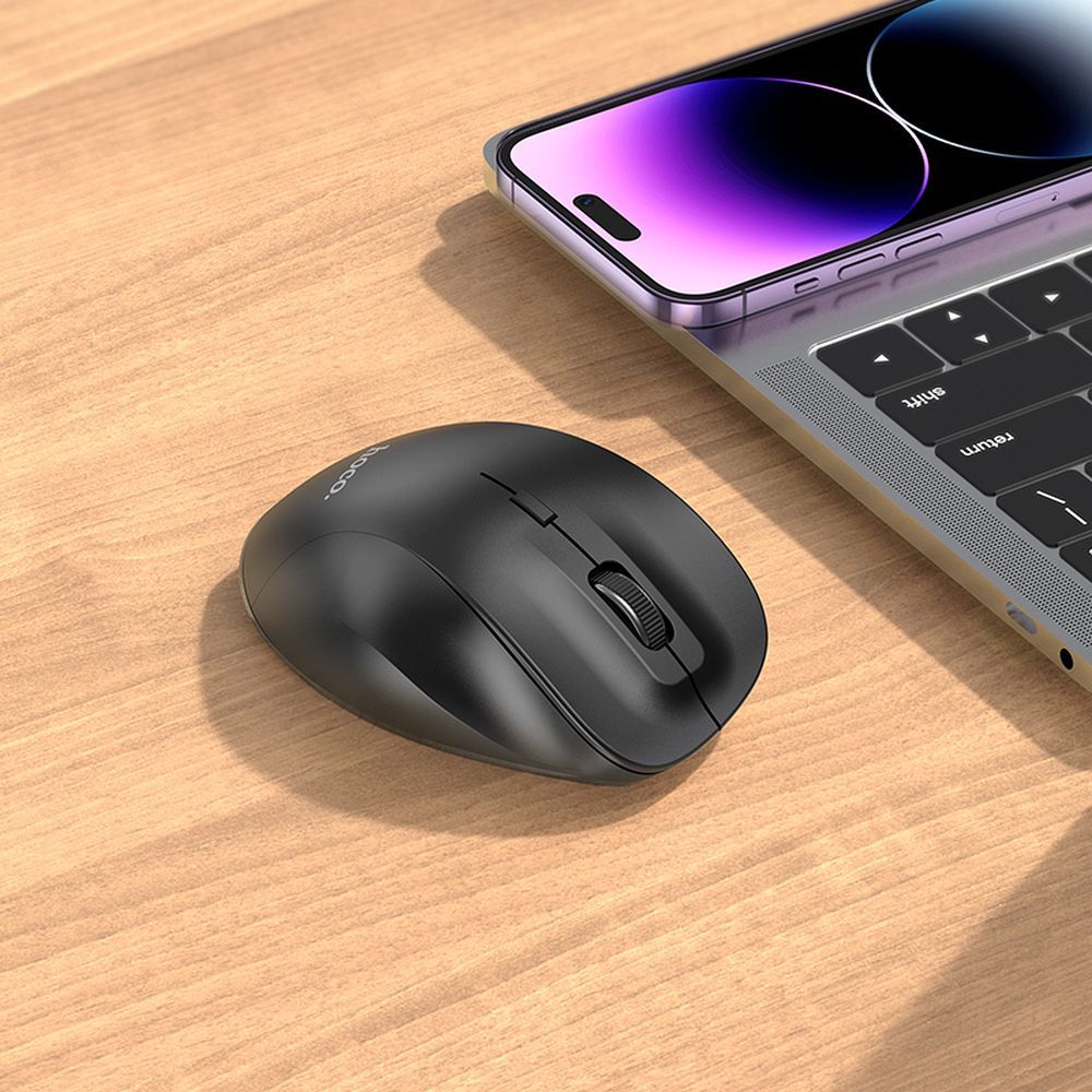 HOCO wireless computer mouse 2,4G 1600 dpi GM24 black