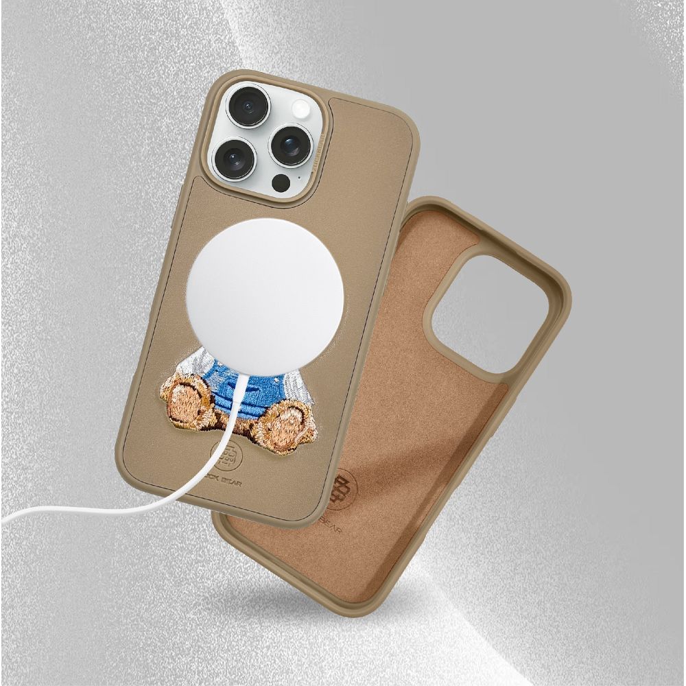 ZUCK BEAR case EVERLEY compatible with MagSafe 16 champaign gold