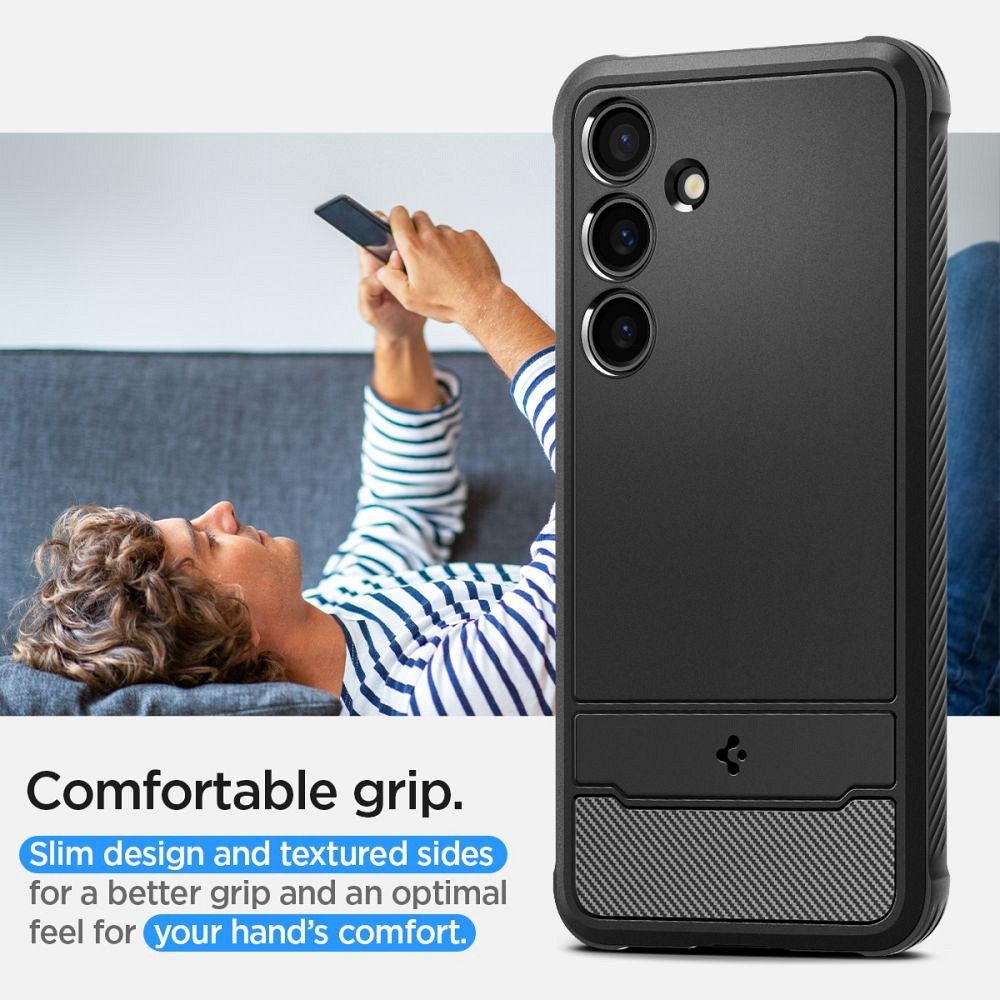 SPIGEN case RUGGED ARMOR case for SAMSUNG S24 matte black