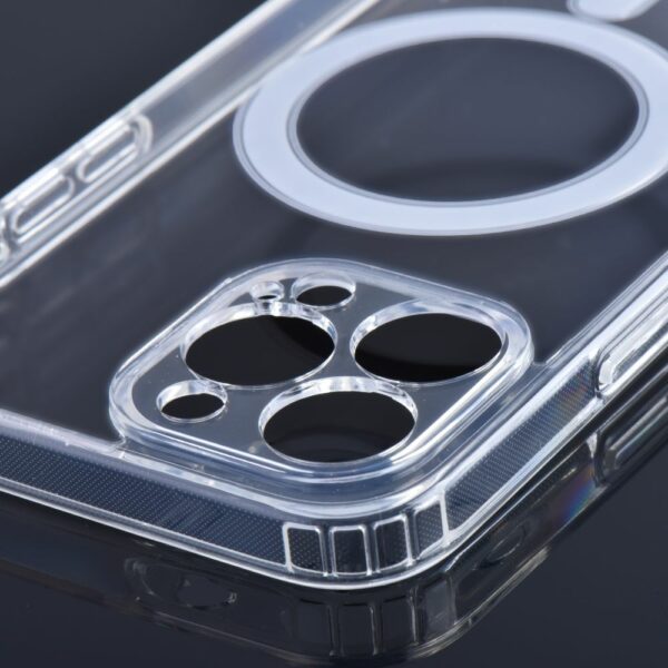 CLEAR MAG COVER case with camera protection compatible with MagSafe for IPHONE 12 Pro Max transparent