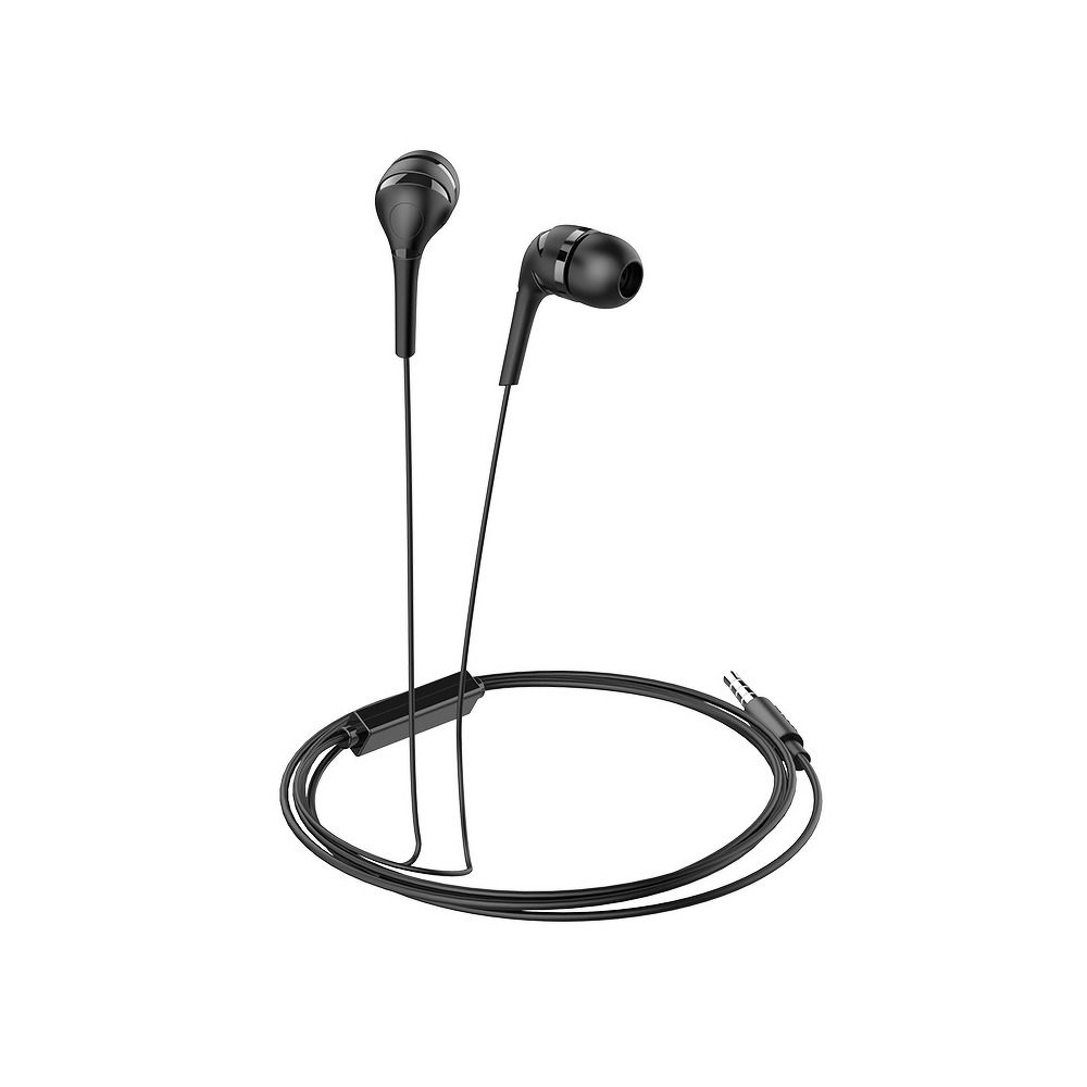 dc12c319bb0ca57044a29e6391fb53c5 HOCO wire earphones Jack 3,5 mm with microphone M40 black