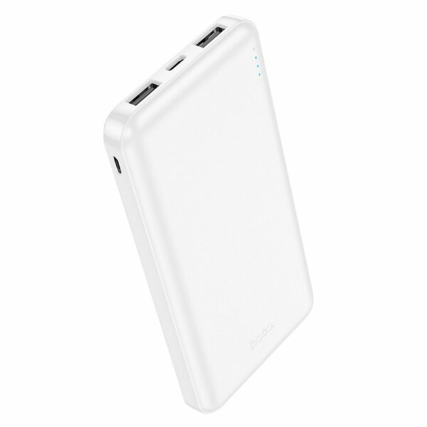 HOCO powerbank 10000 mAh 2,1A J100 white