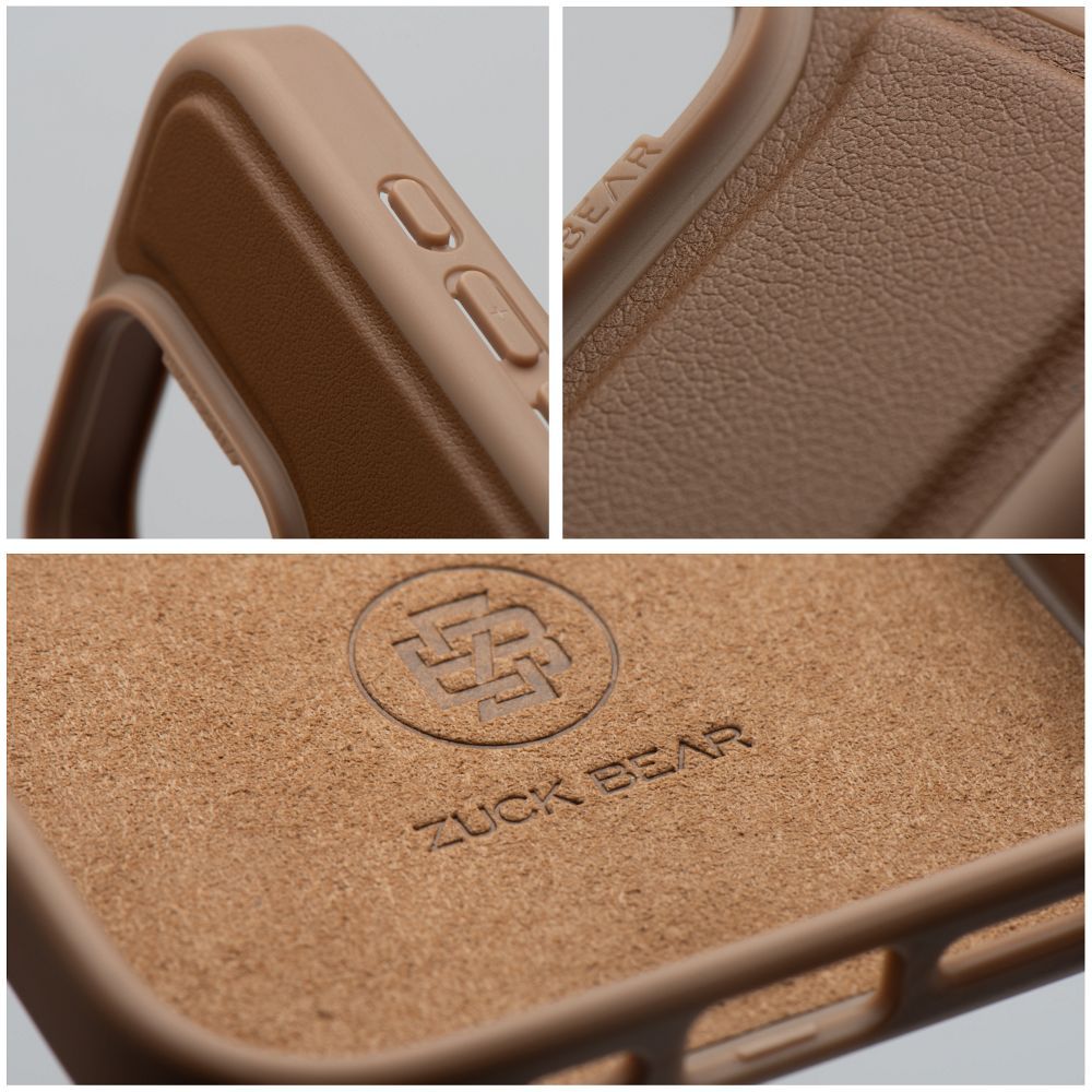 ZUCK BEAR case DARREN compatible with MagSafe 16 Pro champaign gold