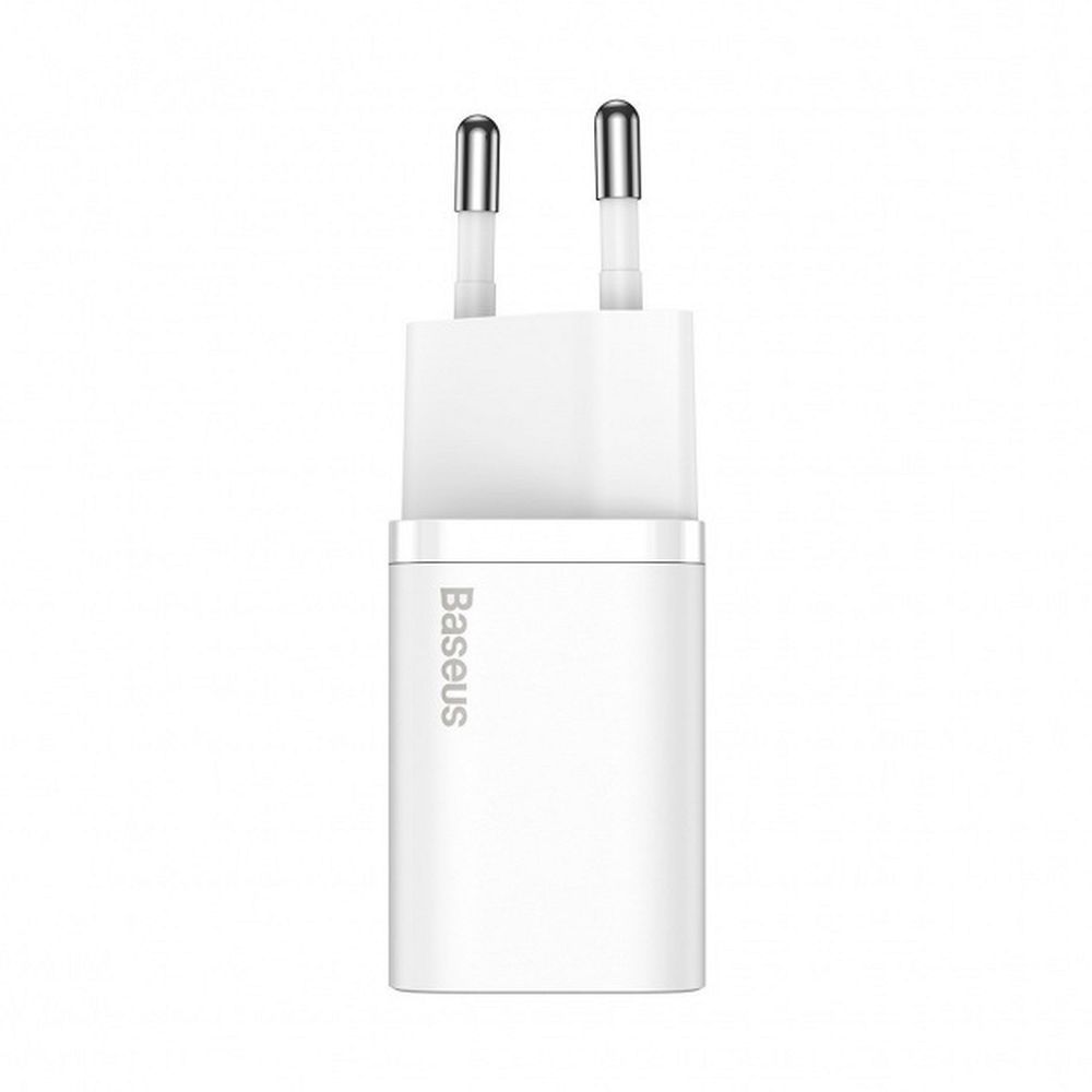 BASEUS charger Type C + cable Type C to Lightning PD QC3.0 3A 20W TZCCSUP-B02/CCCJGCE-D white