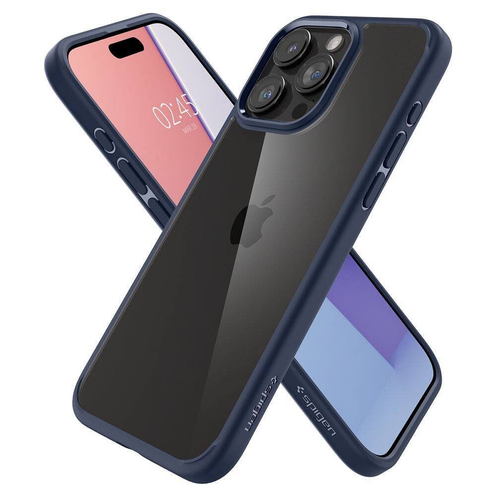 SPIGEN case ULTRA HYBRID for IPHONE 16 Pro Max navy blue