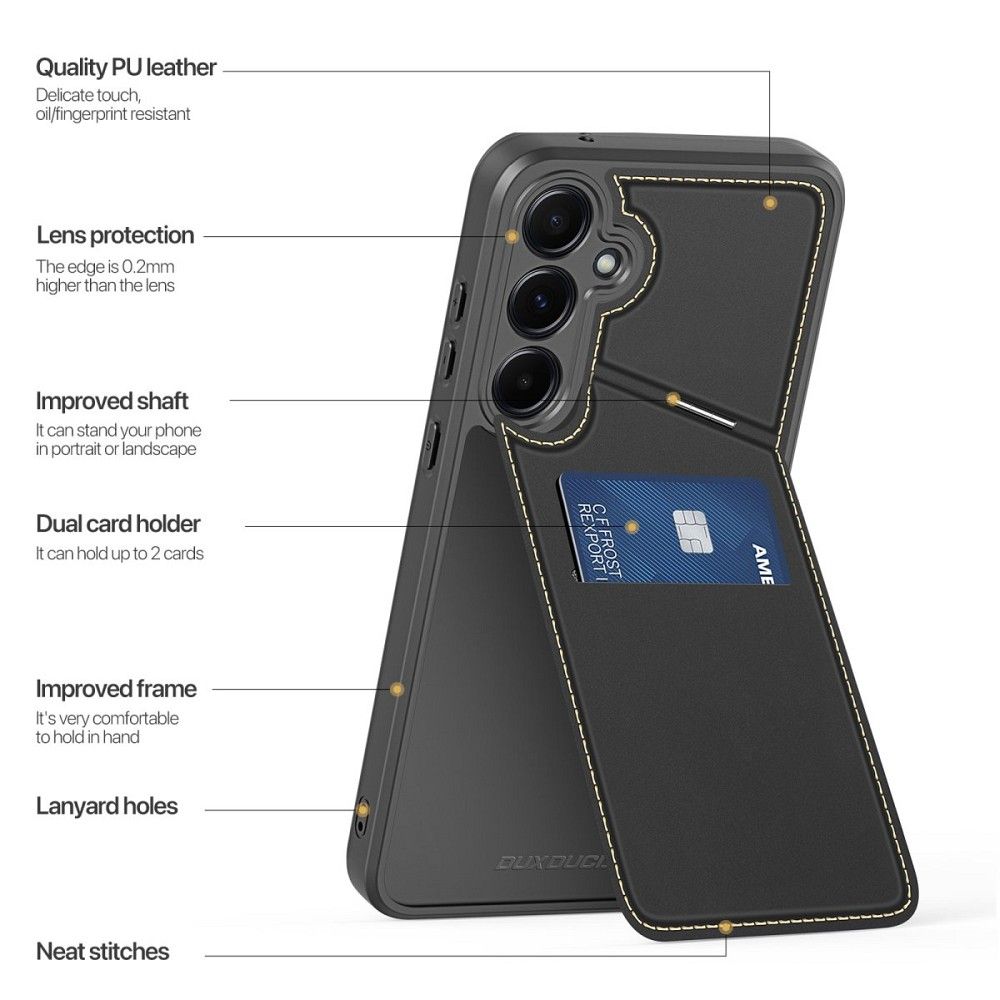 DUX DUCIS case RAFI II MAG with stand compatible with MagSafe for SAMSUNG A35 black
