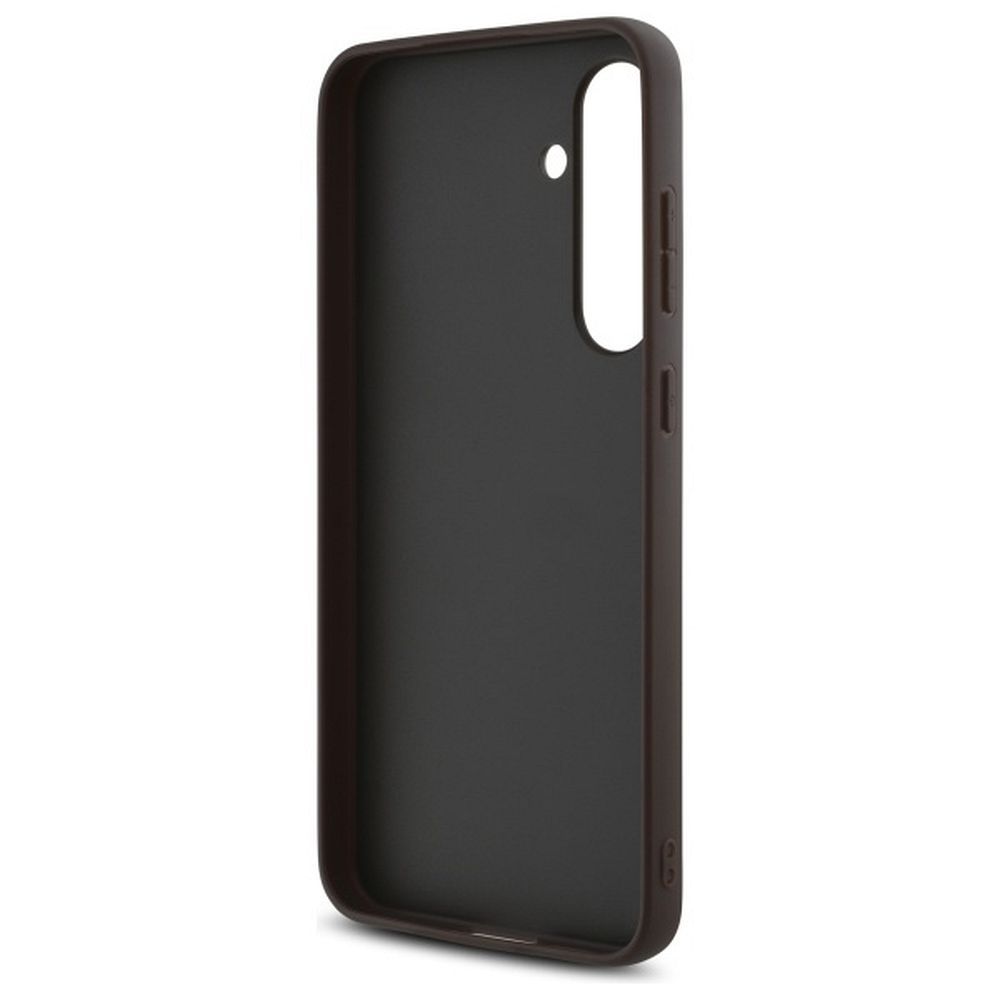 GUESS case for SAMSUNG S24 FE GUHCS24FEG4GFBR (HC PU 4G Metal Logo) brown