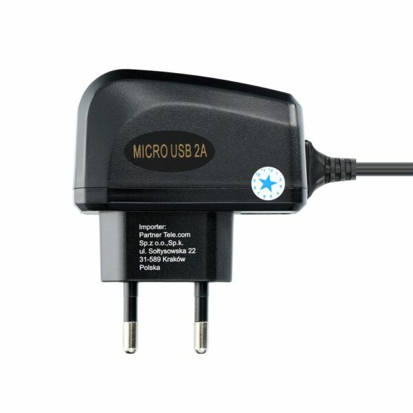 BLUE STAR LITE travel charger 2A 10W with cable Micro USB TFK-TC-1095B black